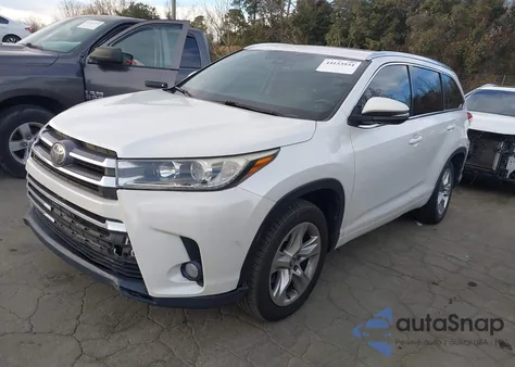 2018 Toyota Highlander Limited z USA, uszkodzony, nr VIN 5TDYZRFH9JS241340